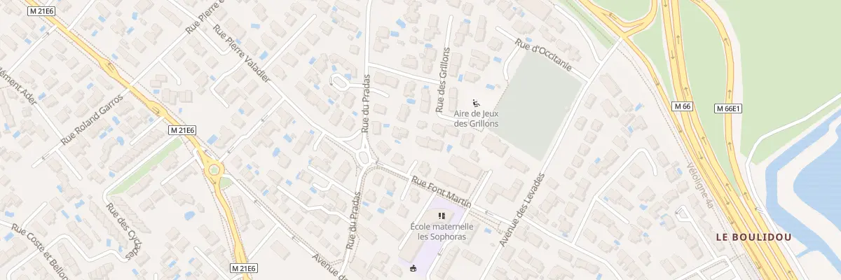 Plan du 10 Rue Font Martin à Pérols