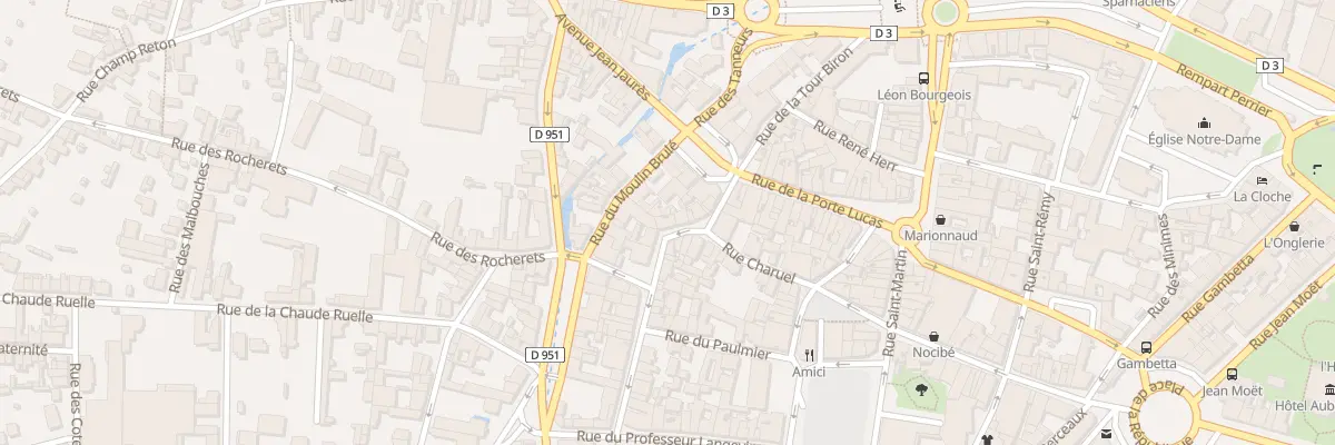 Plan du 8 Rue de la Fauvette à Épernay