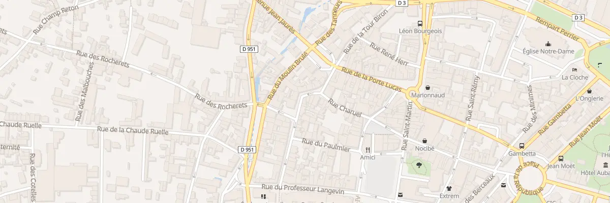 Plan du 11 Rue de la Fauvette à Épernay