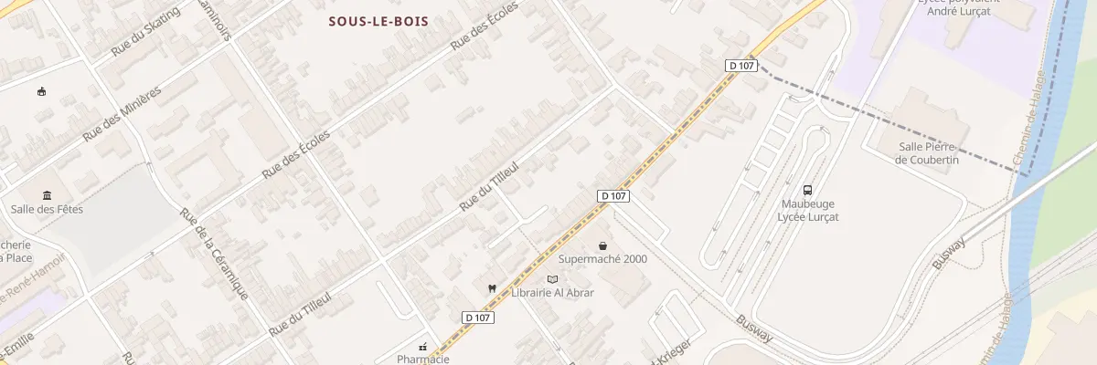 Plan du 144 Rue d’Hautmont à Maubeuge