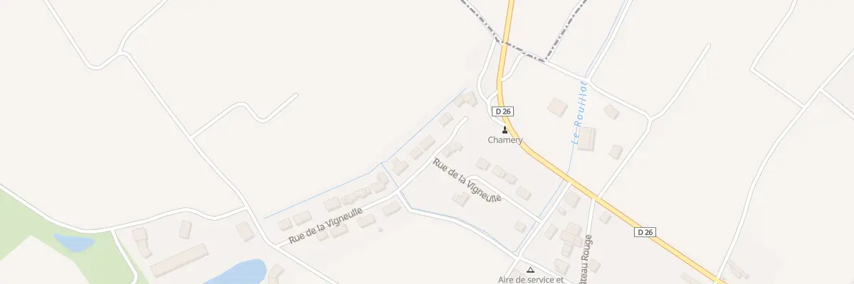 Plan du 20 Rue de la Vigneulle à Chamery