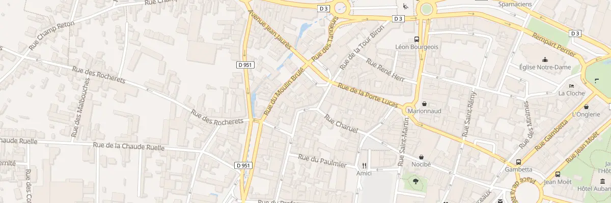 Plan du 6 Rue de la Fauvette à Épernay
