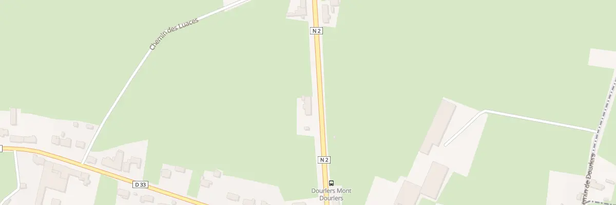 Plan du 53 N Rte Nationale à Dourlers