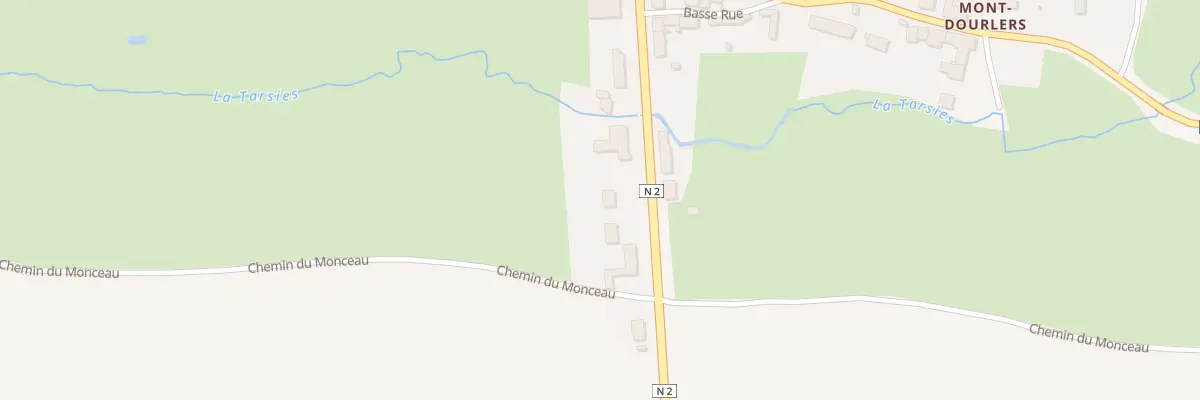 Plan du 31 N Rte Nationale à Dourlers