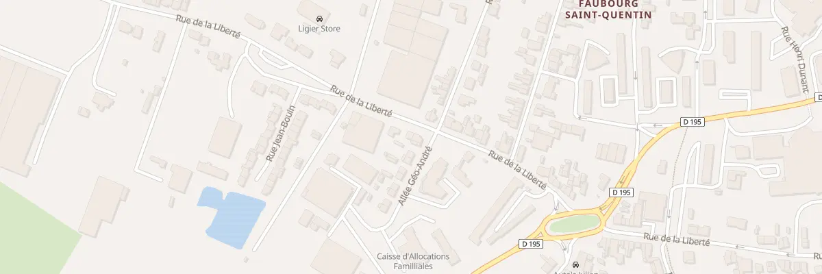 Plan du 129B Rue de la Liberté à Maubeuge
