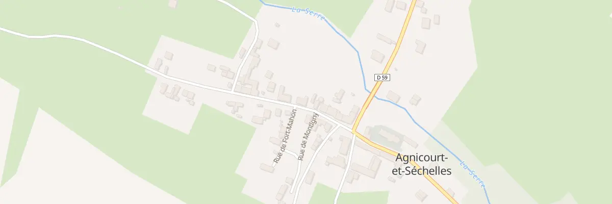 Plan du 10 Rue de Marle à Agnicourt-et-Séchelles