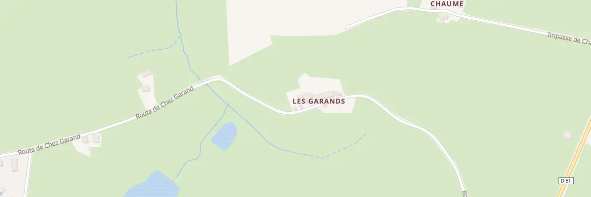 Plan du 759 Rte de chez Garand à Neuvy-Grandchamp