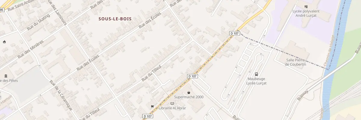 Plan du 90 Rue du Tilleul à Maubeuge