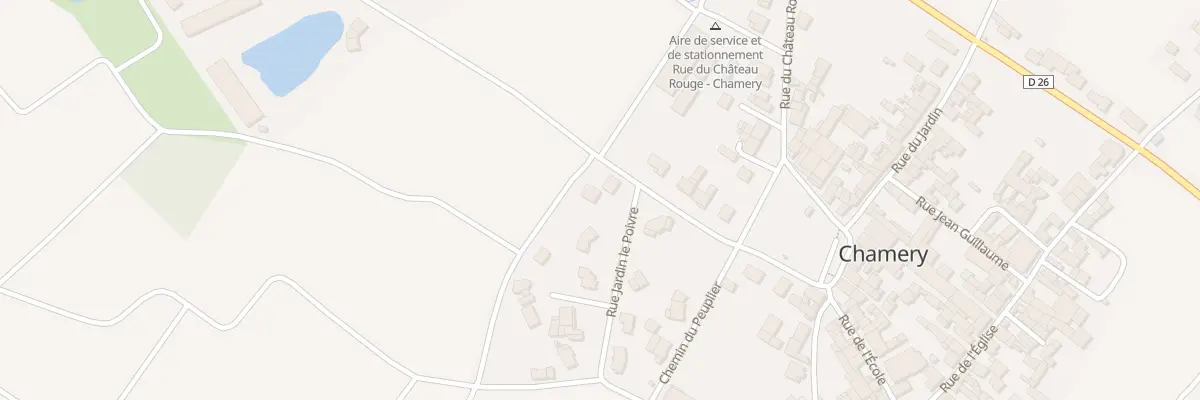 Plan du 4 Rue Jardin le Poivre à Chamery