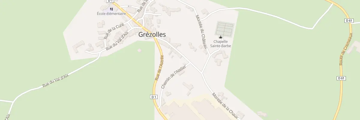 Plan du 86 Mte de la Chaux à Grézolles