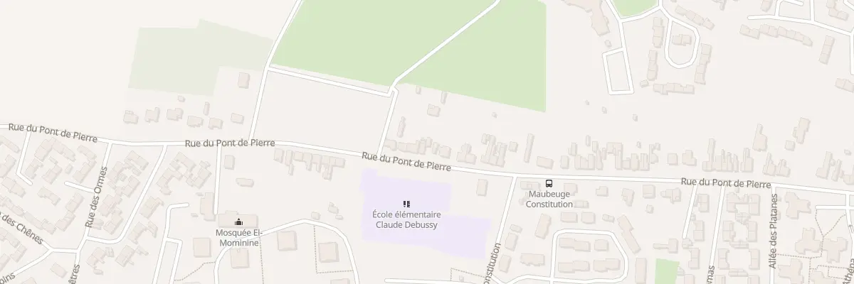 Plan du 164 Rue du Pont de Pierres à Maubeuge