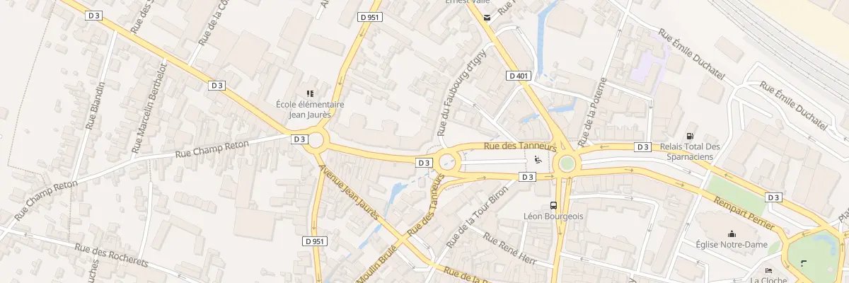 Plan du 7 Rue du Faubourg d’Igny à Épernay