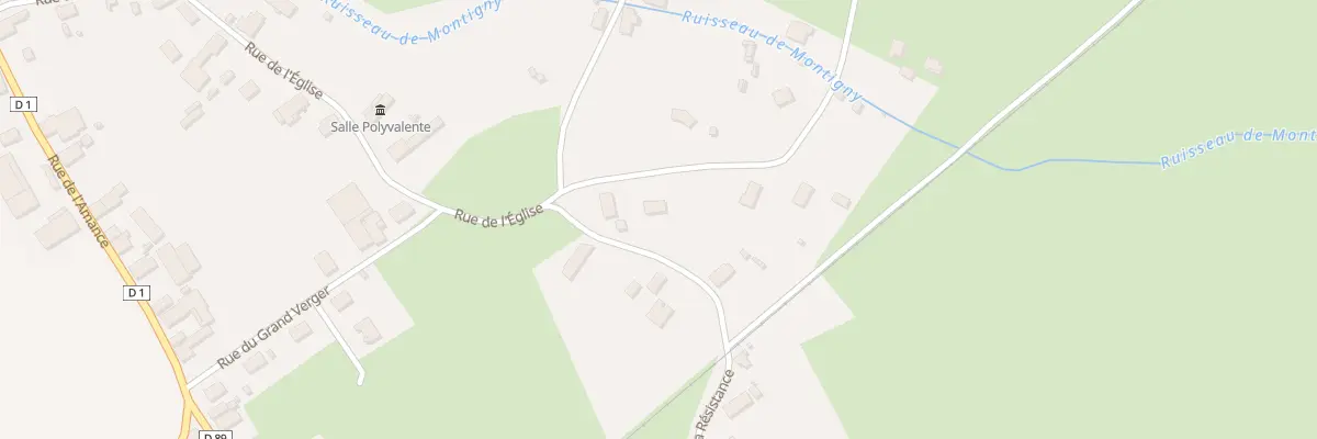 Plan du 8 Rue des Rigolattes à Montigny-les-Monts