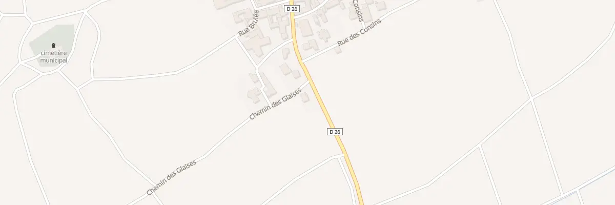 Plan du 18 Rue de Chamery à Écueil