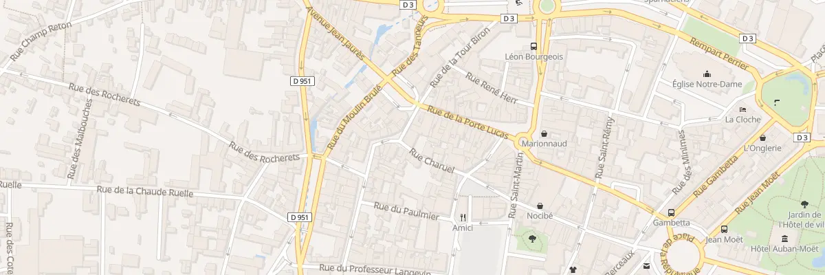 Plan du 3 Rue de la Fauvette à Épernay
