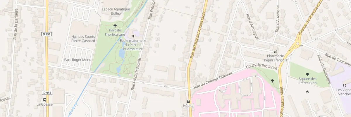 Plan du 138 Rue l’Hopital Auban Moet à Épernay