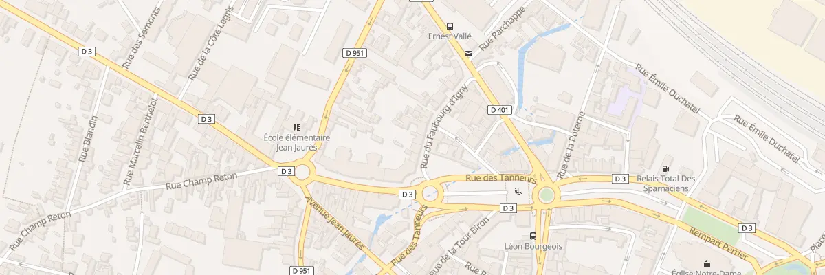 Plan du 13 Rue du Faubourg d’Igny à Épernay