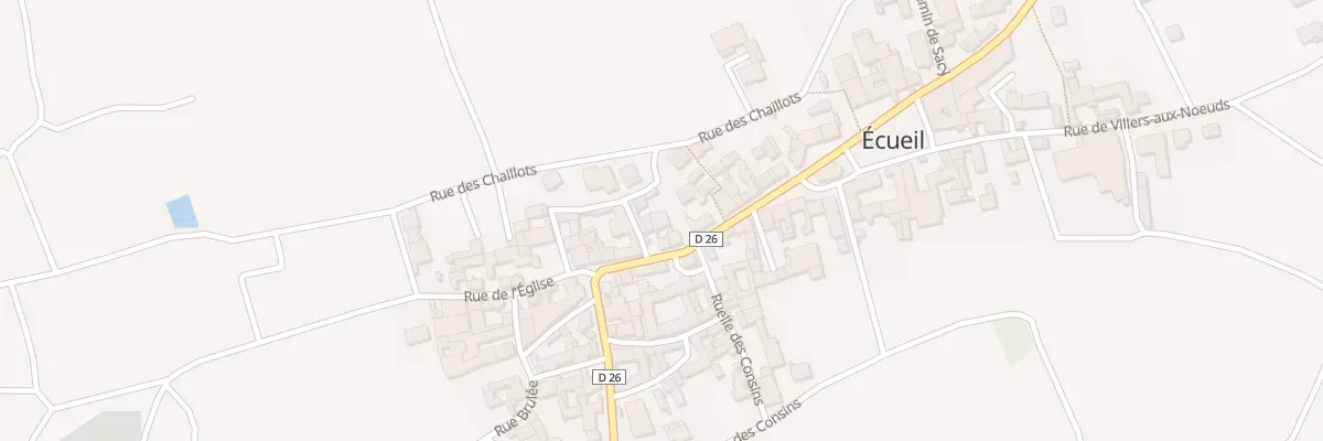 Plan du 9 Gr Grande Rue à Écueil
