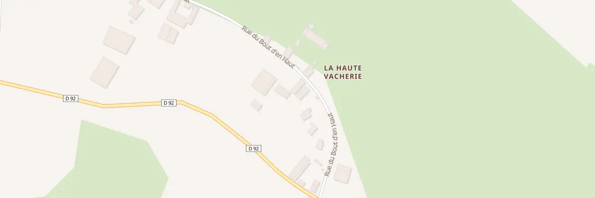 Plan du 5004 Rue Bout en Haut à Davrey