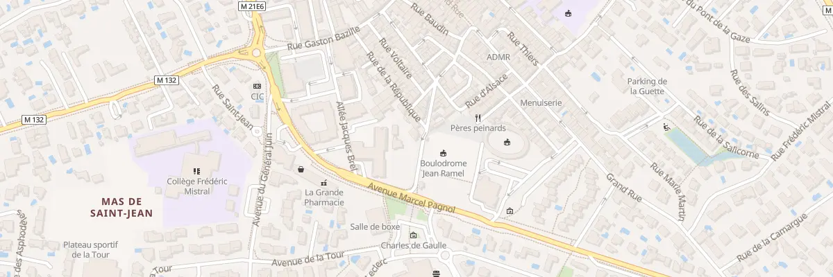 Plan du 4 Av du Rivet à Pérols