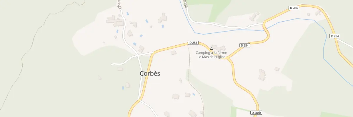 Plan du 1649 Rte des 2 Ponts à Thoiras-Corbès