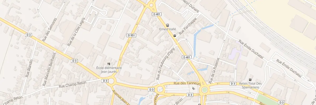 Plan du 25 Rue du Faubourg d’Igny à Épernay