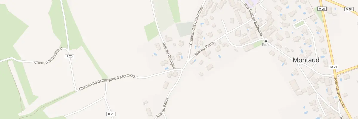Plan du 2 Rue du Garrigou à Montaud
