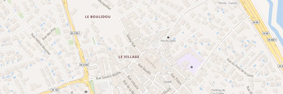 Plan du 5 Rue Hoche à Pérols