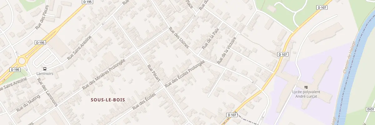Plan du 121 Rue des Ecoles à Maubeuge