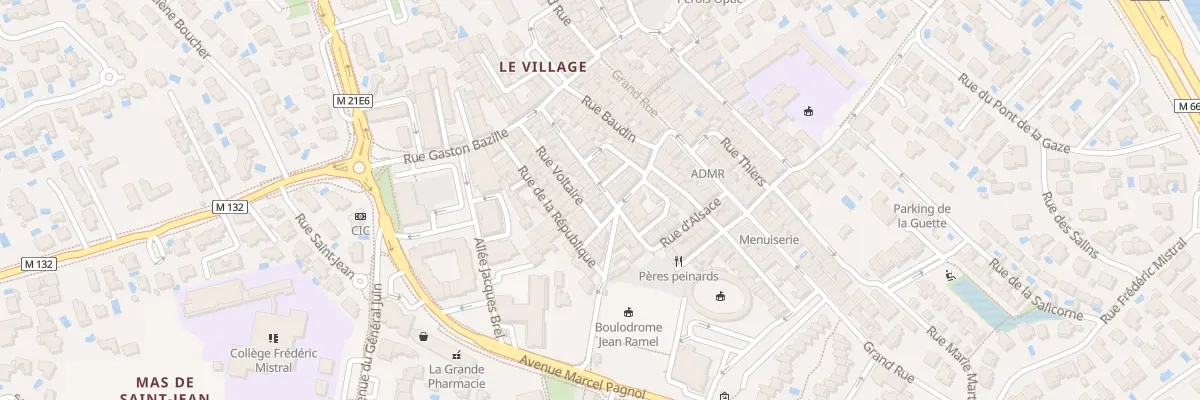 Plan du 36 Rue du Courreau à Pérols