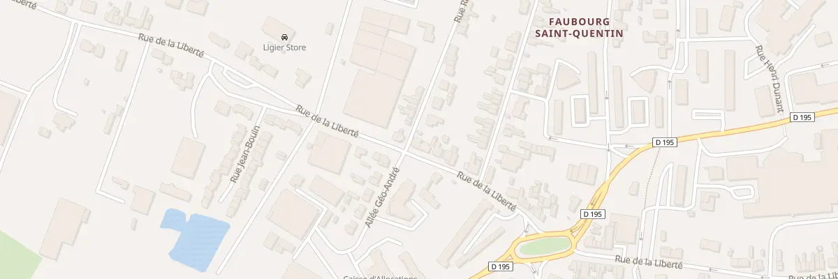 Plan du 142B Rue de la Liberté à Maubeuge