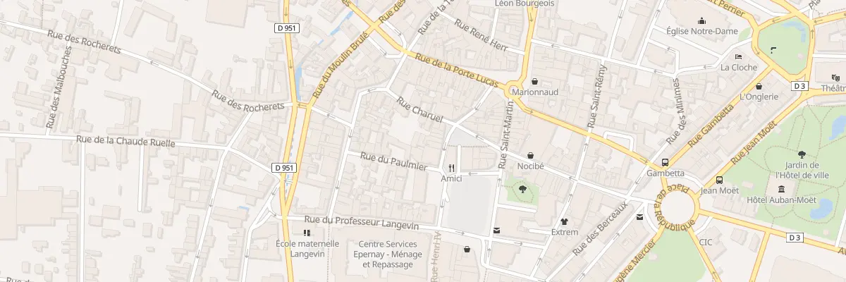 Plan du 3 Rue Charuel à Épernay