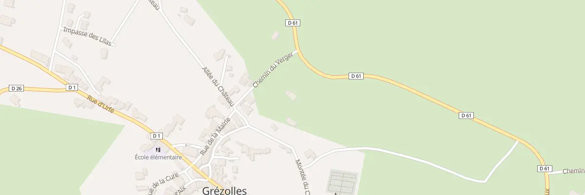 Plan du 80 Chem du Verger à Grézolles