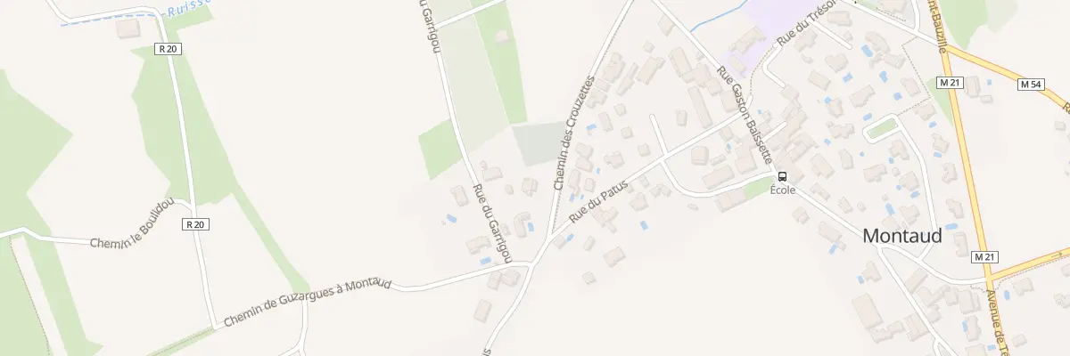 Plan du 22 Che des Crouzettes à Montaud
