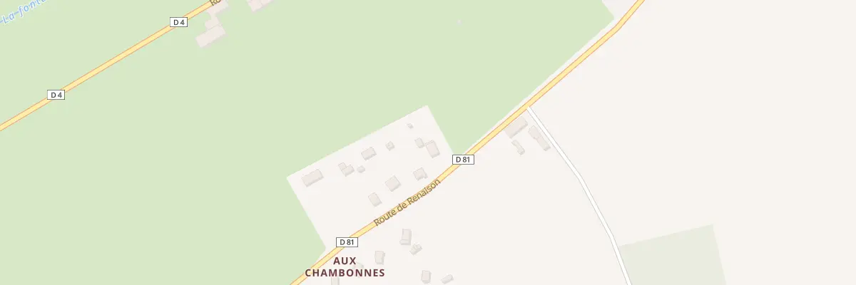 Plan du 850 Rte de Renaison à Saint-Germain-Lespinasse