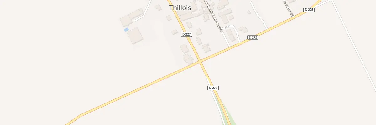 Plan du 14 Rue d’Ormes à Thillois