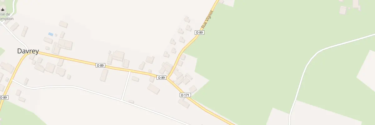 Plan du 33 Les Ziebles à Davrey