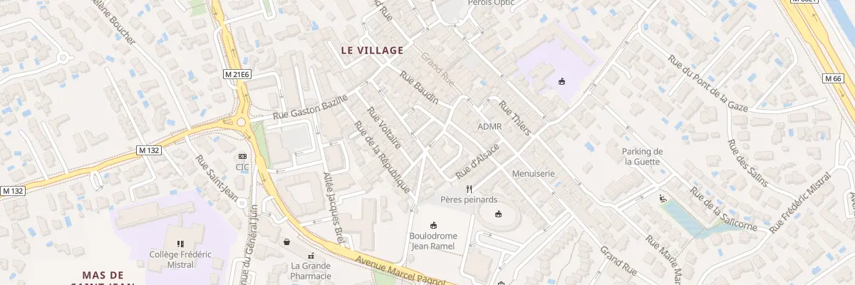 Plan du 16 Rue Eugène Lisbonne à Pérols
