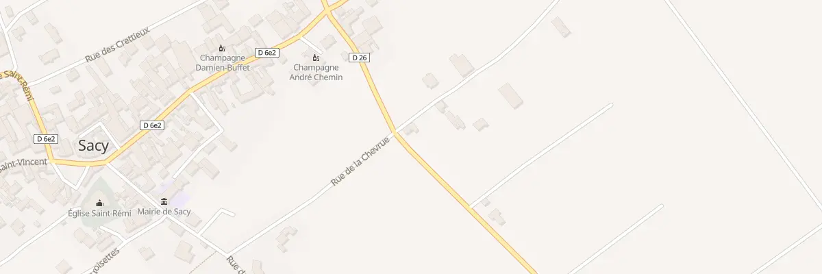 Plan du 7 Rue des Eaux Belles à Sacy