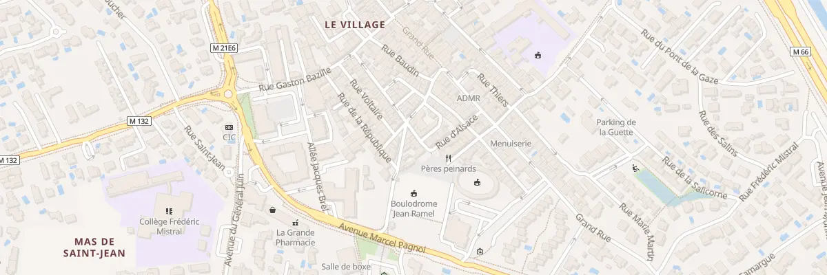 Plan du 42 Rue du Courreau à Pérols