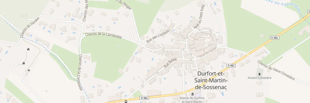 Plan du 5094 Rue Haute à Durfort-et-Saint-Martin-de-Sossenac