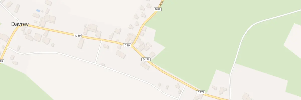 Plan du 5017 Rue du Moutier à Davrey