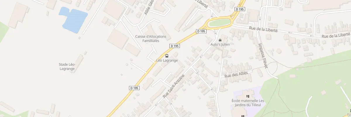 Plan du 30 Rue Saint Antoine à Maubeuge