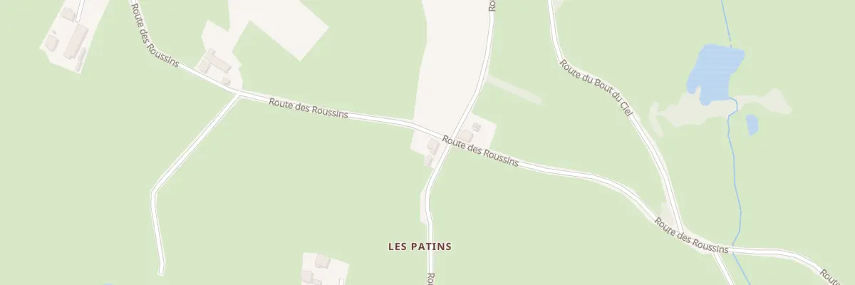 Plan du 280 Rte des Charriers à Céron