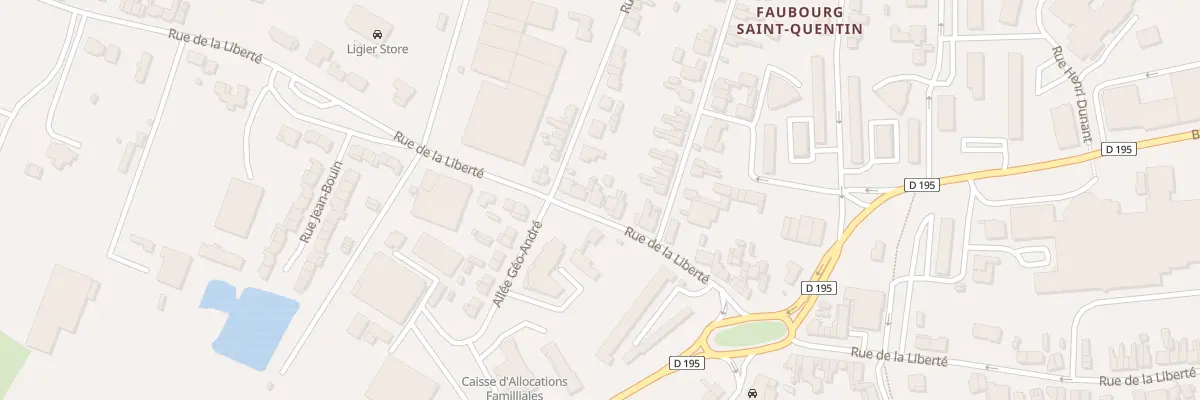 Plan du 140 Rue de la Liberté à Maubeuge
