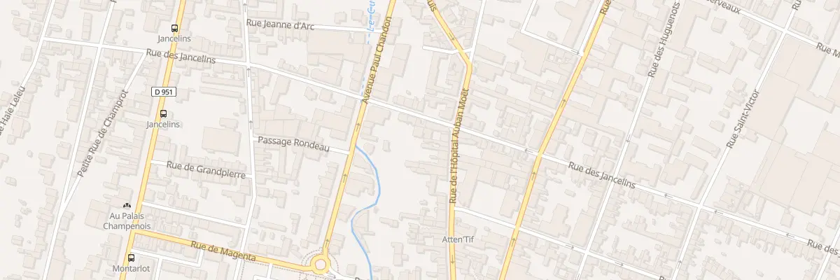Plan du 36 Rue l’Hopital Auban Moet à Épernay