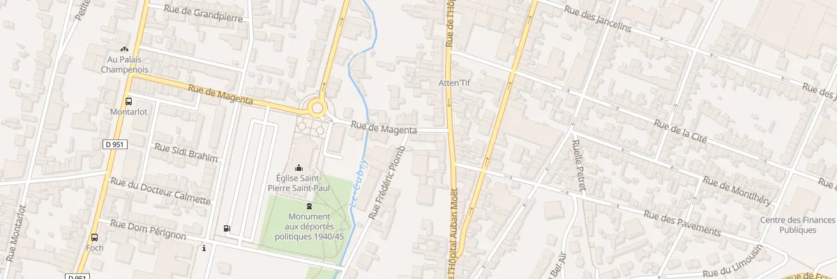 Plan du 5 Rue de Magenta à Épernay
