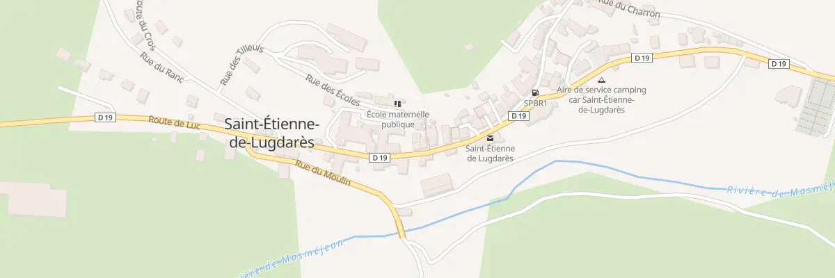 Plan du 5130B Le Village à Saint-Étienne-de-Lugdarès