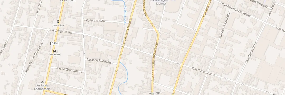 Plan du 47 Rue des Jancelins à Épernay