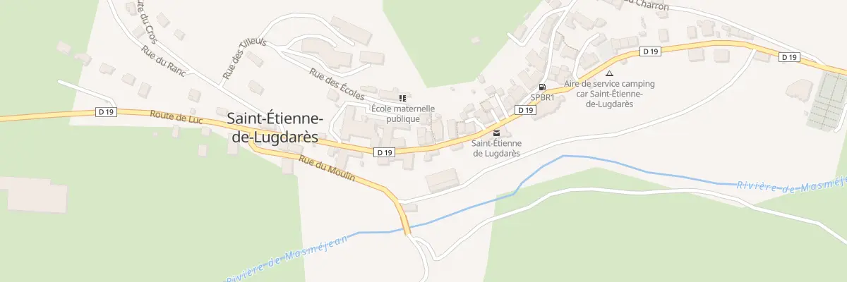 Plan du 5130 Le Village à Saint-Étienne-de-Lugdarès